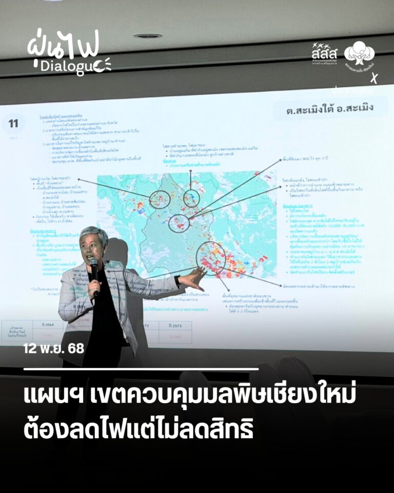 แผนฯเขตควบคุมมลพิษของเชียงใหม่ ต้องลดไฟแต่ไม่ลดสิทธิ